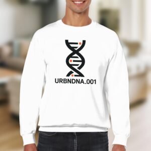 Modern Urban DNA Graphic Sweatshirt - Helix Design